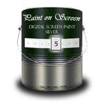 Paint On Screen Projector Screen Paint - Exterior S1 Screen Paint Silver-Gallon
