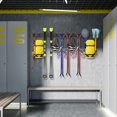 thumbnail image 6 of Garage Tool Organizer Wall Mounted, 64 Inches Adjustable Garden Tool Organizer Rack, 20 Pcs Heavy Duty Yard Tool Organizer Hold Up to 900lbs, 6 of 7