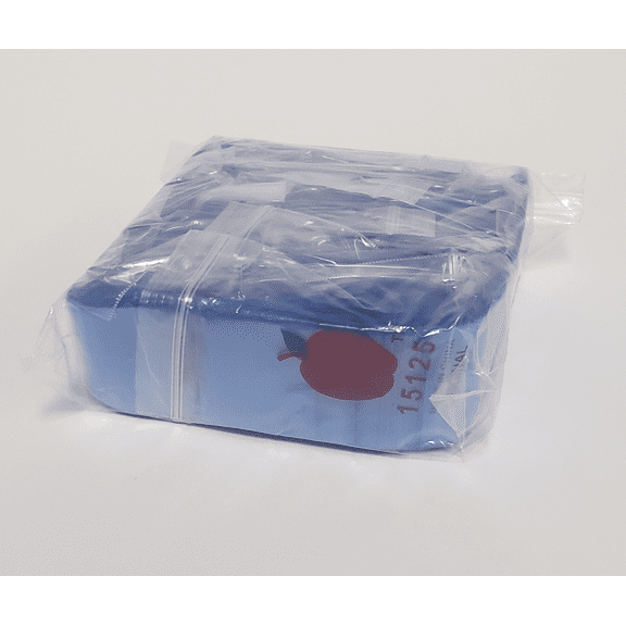 Apple 15125 Mini Zip Resealable Bags 1-1/2" x 1-1/4" Blue Baggies 1000 Count