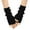 L-Black, variant on Solid Knit Fingerless Mittens Touchscreen Texting Handwear Warm Winter Gloves For Cold Weather Outdoor Activities Beige,One Size