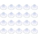 thumbnail image 1 of Pack of 20 Small Clear Plastic Suction Cups, No Hook, 30mm, 1 of 5
