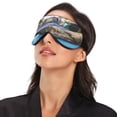 thumbnail image 3 of IAUYY Sleep Mask, Super Soft Eye Masks with Adjustable Strap, Lightweight Comfortable Blindfold,Perfect Blocks Light for Men Women Sleeping Cat, 3 of 7