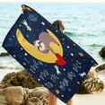 thumbnail image 4 of JeashCHAT Oversized Beach Towel for Kids , 30"x60" Animals Theme Multi-Purpose Towel, Extra Large Big Pool Swim Travel Soft Towels Blanket for Camping Swim Spa, 4 of 5