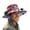 Z03-Red, variant on Men Sun Hat,Wide Brim Sun Hat,Unisex 2026 Soccer Fan Hats with 2 Solar Fan Gift for Supporting USA, Canada & Mexico
