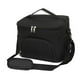 thumbnail image 1 of Fiambrera reutilizable, bolsa térmica aislada, bolsa Bento de comida para adultos, contenedor para cena, bolsa de mano, organizador para mochilero al Negro, 1 of 9