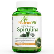 Nutreevit 100% Organic - Spirulina  (80 Count)
