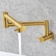 thumbnail image 4 of Pot Filler Faucet Grifo de fregadero de cocina de acero inoxidable, grifo duradero para montaje en pared, cocina y restaurante, 4 of 6