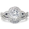 Pompeii 1ct Diamond Engagement Ring Set 14K White Gold (G/H,I1)