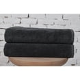 thumbnail image 2 of Luxury 2 Piece H Towel Set (16 Inch X 28 Inch) 100% Turkish  Cotton, 500 GSM, High Absorbent  Soft H Towel Sets Dark Gray, 2 of 2