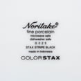 thumbnail image 6 of Noritake ColorStax Stripe Black Set of 4 Stax Deep Plates, 6 of 7