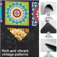 thumbnail image 3 of Multicolor Ethnic Mandala Pattern Kitchen Rugs Sets Of 3,Kitchen Runner Rugs Non Skid Washable,Decorative Kitchen Floor Mats for Kitchen,Sink,Laundry,17"x30"+ 17"x47" + 17"x59", 3 of 6