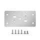 thumbnail image 1 of Placa de reparación de bisagras de acero inoxidable Herramientas de bisagra con tornillos de montaje Durables, 1 of 5