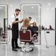 thumbnail image 2 of Silla Sillón De Barbería  Rojo Vintage Reclinable SELDA EXPORTS, 2 of 6