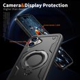 thumbnail image 5 of Allytechgroup for iPhone 16 Plus Case with 360° Rotable Kickstand,  [Include 1X Screen Protector] [Magnetic Car Mount Support] Military Grade Drop Protection Phone Cover for iPhone 16 Plus, Black, 5 of 6