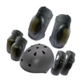 thumbnail image 4 of Conjunto De Equipo De Protección Para Niños, Coderas Para Monopatín, Longboard, Multideportes, M, Negro, 4 of 8