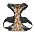 thumbnail image 5 of Lsque Retro Summer Stamp Dog Harness, No-Pull Pet Harness with 2 Leash Clips, Adjustable Soft Padded Dog Vest with Easy Control Handle for Large Dogs-, 5 of 9