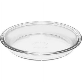 Anchor Hocking Oven Basics 9 1/2 x 1 3/4 Deep Dish Glass Pie Pan  81214AHG18