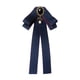 thumbnail image 3 of Broche de pajarita Yinane azul con rojo, 3 of 8