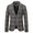 Dark Gray, variant on Vedolay Mens Blazers 2023 Casual Button Long Sleeve Work Blazer Dark Gray,XL