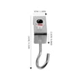 thumbnail image 5 of 2 Pcs Deskside Bag Rack Purses Desk Metal Bag Hook Tote Student Desk Bag Hanger Student Office, 5 of 6