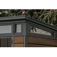 thumbnail image 3 of Keter Signature 7x7 ft. Durable Resin Outdoor Storage Shed With Heavy Duty Floor and Locking Door, Walnut, 3 of 7