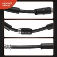 thumbnail image 5 of A-Premium Front Driver or Passenger Brake Hydraulic Hose Compatible with BMW Models - X5 2007-2018, X6 2008-2019 - Replace# 34306887451, 5 of 8