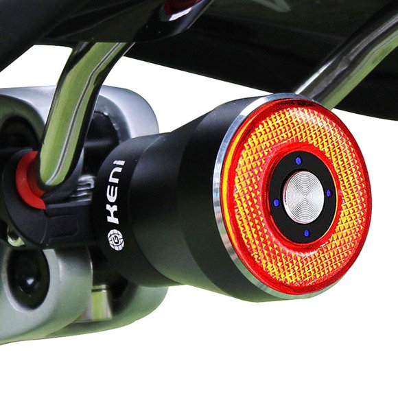 G Keni Smart Rear Bike Lights for Night Riding, Ultra Bright Brake Sensing Bicycle Light Back, Auto On/Off Bike Tail Light, IPX6 Waterproof, USB Rechargeable, LED Warning Cycling Safety Bike Lights
