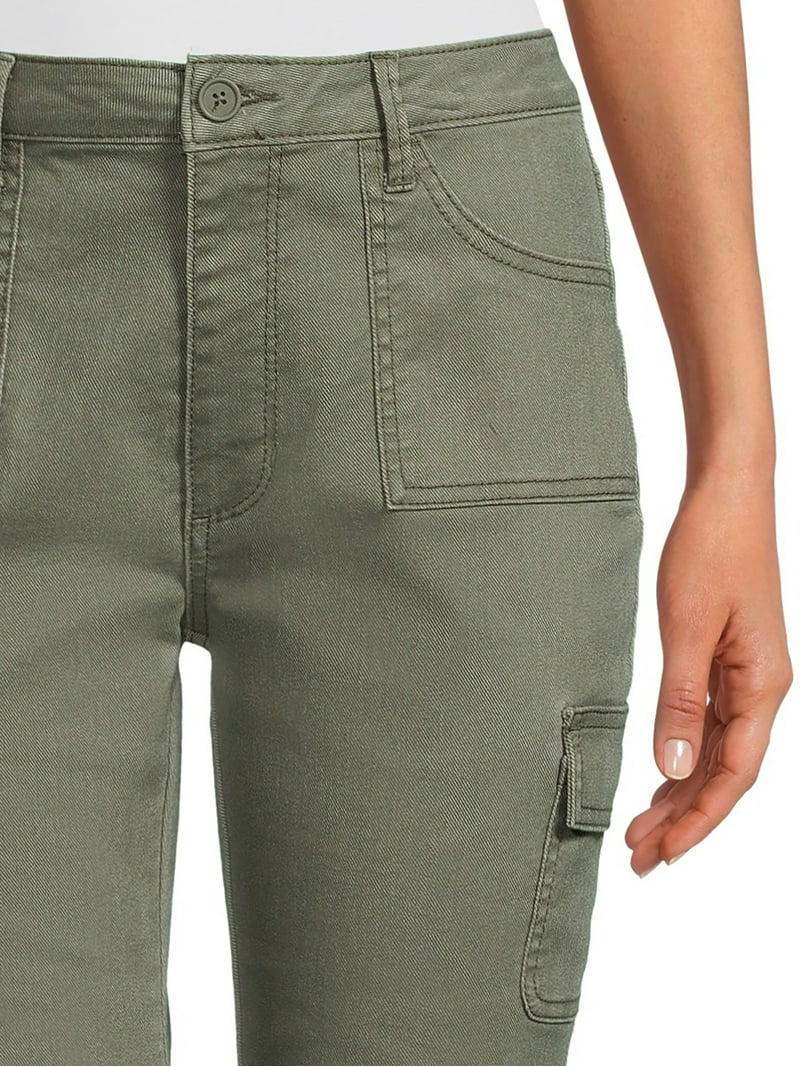 No Boundaries Juniors Cargo Bootcut Pants - Flare & Pockets