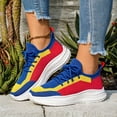 thumbnail image 2 of Women's Running Shoes Mesh Lightweight Soft Cushioned Casual Shoes Comfortable Walking Sneakers for Gym Workout Blue Size 8, 2 of 5