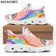 thumbnail image 1 of Zapatos casuales para mujer, diseño de marca, estampado de bandera LGBT Friends, zapatillas planas para hombre, calzado con cordones, zapatos, 1 of 6