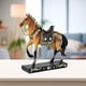 thumbnail image 2 of Estatua de caballo, adorno de caballo, estatua de animal, coleccionable, decorativa, artesanía creativa Marrón, 2 of 8