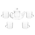 thumbnail image 1 of simhoa Teaware Set Flower Borosilicate Glass Heat Stabile Filtering for D D, 1 of 8