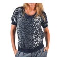 thumbnail image 1 of DEPT Blouse à Manches 3/4 pour Femmes, Noir, Moyen, 1 of 2