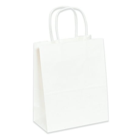 UPC: 0804800040026 | Box Partners Paper Shopping Bags 8 x 4 1/2 x 10 1/4 White 250/Case BGS103W