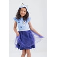 thumbnail image 2 of Vestido Bluey para niñas pequeñas Cosplay Manga corta Azul 3T, 2 of 8