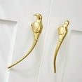 thumbnail image 4 of ABPETE Cabinet Knobs Brass Bird Shape Drawer Pull Sealing Glaze Single-Hole Handle Door Knob Magpie Dresser Knob 2Pcs Right, 4 of 9