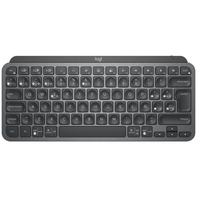 Teclado Bluetooth LOGITECH MX Keys Mini Graphite Iluminac Negro 920-010476 Logitech MX Keys Mini Graphite