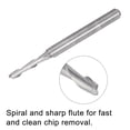 thumbnail image 3 of Unique Bargains 1/8' Shank 2mm x 12mm Solid Carbide 2 Flute CNC Spiral Router Bit for PVC MDF Wood 2 Pack, 3 of 5