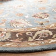 thumbnail image 4 of Safavieh Heritage Steward Oriental Wool Area Rug, Blue/Brown, 4'6" x 6'6" Oval, 4 of 10