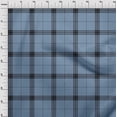 thumbnail image 3 of oneOone Viscose Chiffon Fabric Tartan Check Print Sewing Fabric BTY 42 Inch Wide, 3 of 4