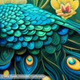 thumbnail image 3 of Peacock Indoor Entrance Rug - Durable Polyester Floor Mat for Home, Doorway, and Welcome Mats - Easy to Clean - Modern Design for Entryway Decor, 3 of 6