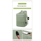 thumbnail image 5 of Mochilas De Ocio Empresarial Impermeables De Gran Capacidad color verde, 5 of 5