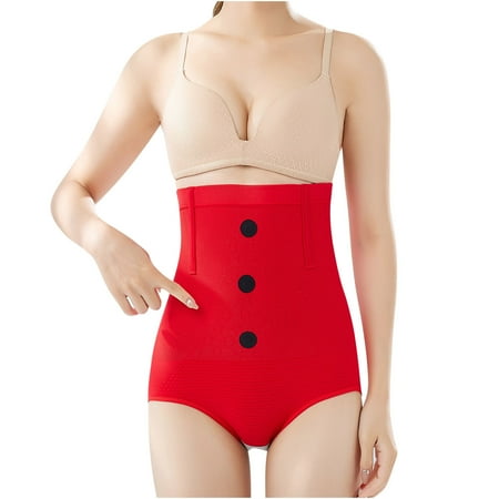 vdgthytj Plus Size Shapewear Panties for Women Seamless Butt Lifting High Waisted Body Shaper Underwear Girdle Panty