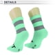 thumbnail image 4 of Calcetines de ciclismo anti-fricción m calcetines de bicicleta al aire libre verde oscuro, gris unisex 1 par a juego reflectante, 4 of 6