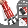 thumbnail image 2 of Christmas 30oz Handheld Travel Tumbler with Handle – Double Wall Stainless Steel Insulated Cup, Flip Straw Lid, Leak-Proof & BPA-Free for Hot and Cold Drinks – Durable Coffee & Juice Mug Black, 2 of 7