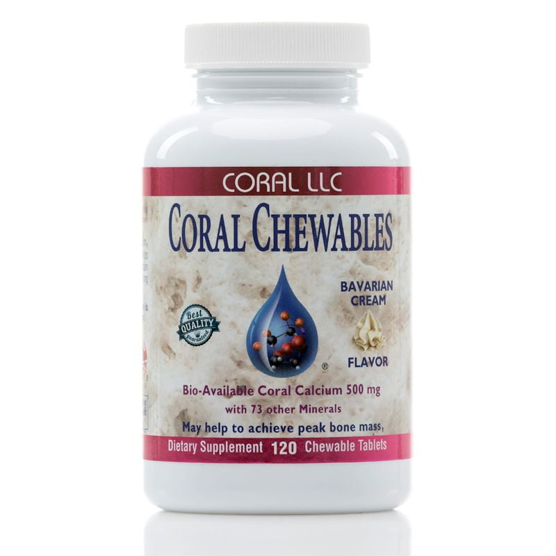 Coral LLC Calcium 500mg Chewable, 120 Ct