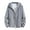 Gray, variant on Mens Light Weight Sun Jackets Big & Tall Casual Outdoor Jacket Reflective Zipper Hoodie Cycling Coats Navy, M