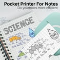 thumbnail image 4 of Bluetooth smart pocket ink free thermal printer with thermal paper and stickers,suitable for photos,diaries, notes,and memos 1Pack Pink, 4 of 4