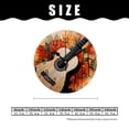 thumbnail image 2 of ATEDEANEI 12" Wall Clock Battery Operated Silent Non Ticking Electric Guitar Grunge Lovely, 2 of 5