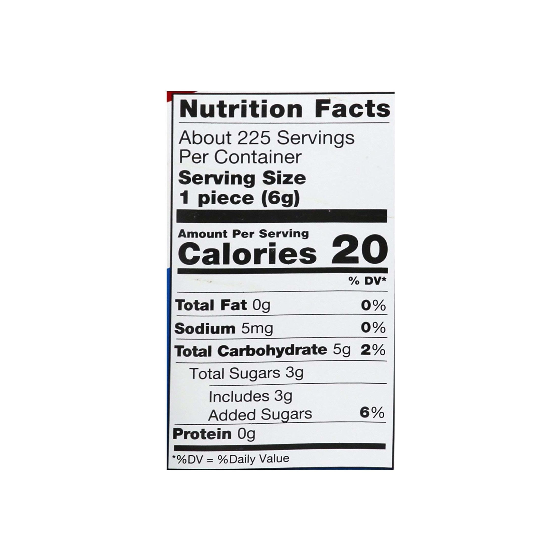 Bazooka Bubble Gum Individually Wrapped, Original Flavor, Gluten-Free, Bulk, 225 Pieces